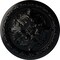 Ekena Millwork Acanthus Ceiling Medallion, Hand-Painted Jet Black, 11 3/8"OD x 2"P CM11ACBLF - alternate 1